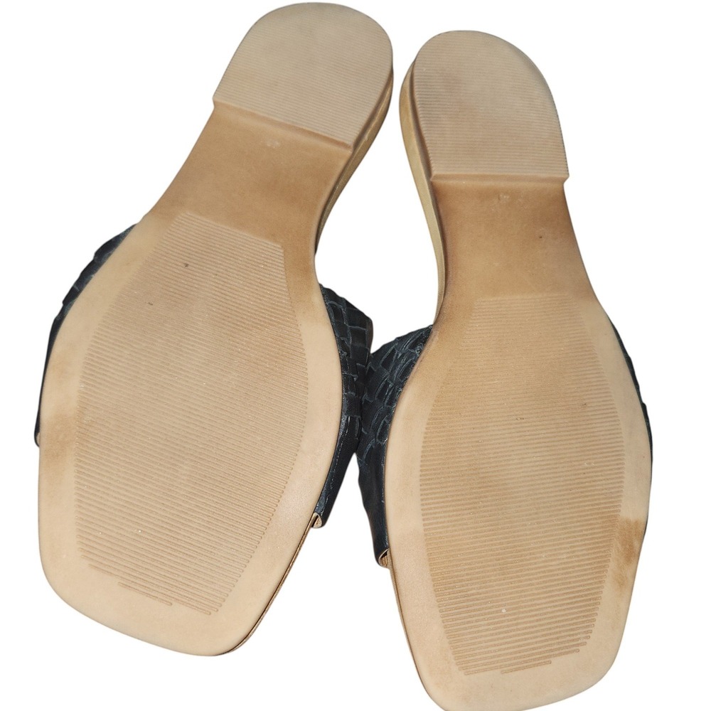 MIZ MOOZ "Pluck" Woven Leather Slide Sandals EU 40 US 9-9.5 Boho Lux Minimalist - Picture 6 of 6